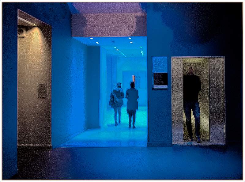 Escape down the blue corridor - Barry Freeman.jpg